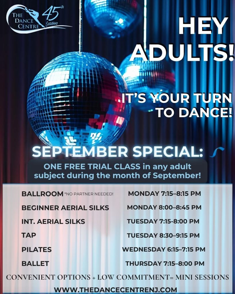 September Adult Class Promo