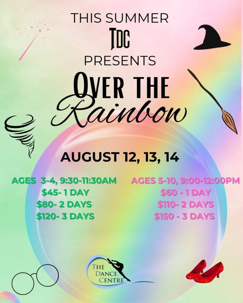 wizard of oz, wicked and harry potter dance summer camp